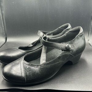 Women’s Leather Black Avalon Heels